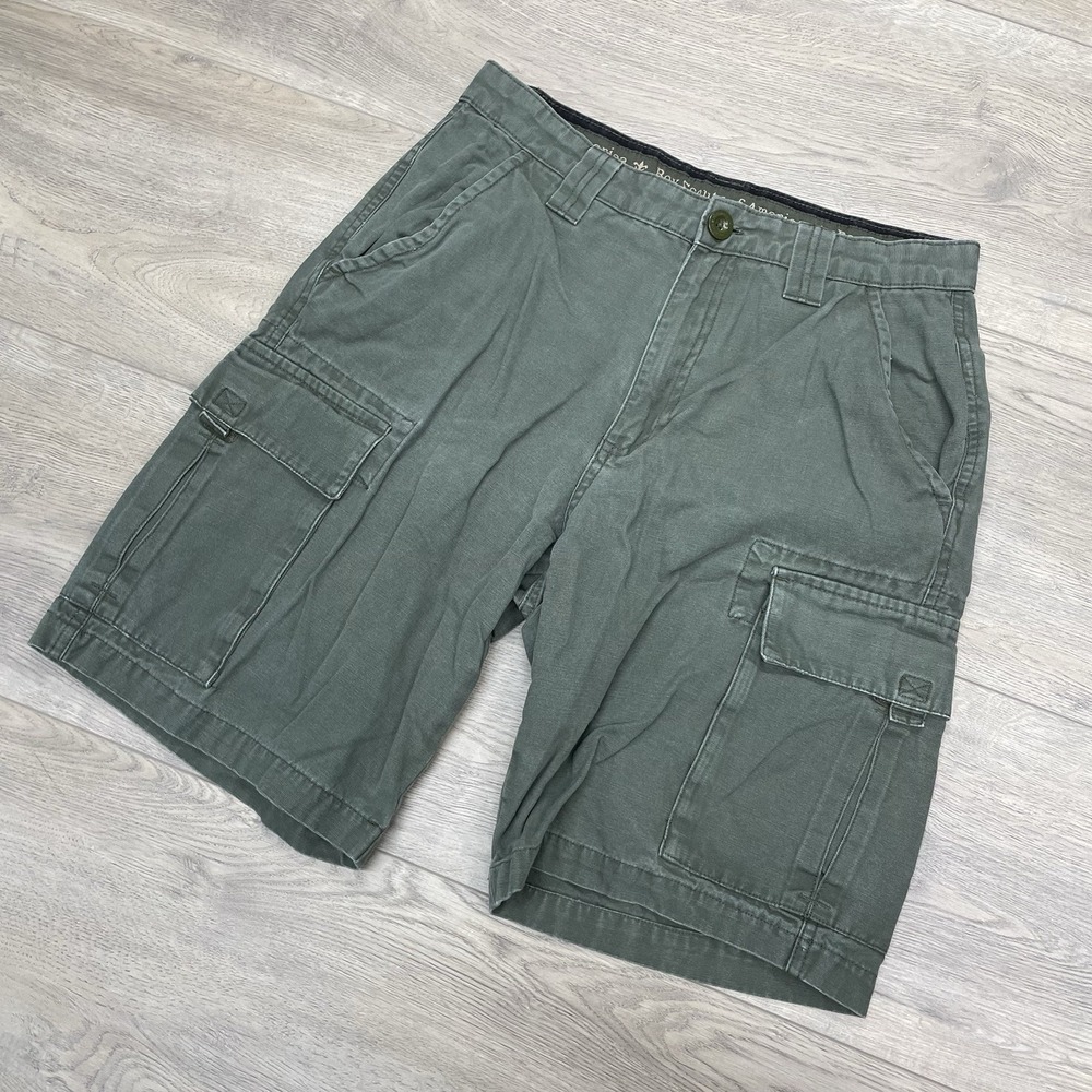Boy Scouts Of America Green Canvas Uniform Short Men Sz 30 Cotton Class A - Picture 1 of 7